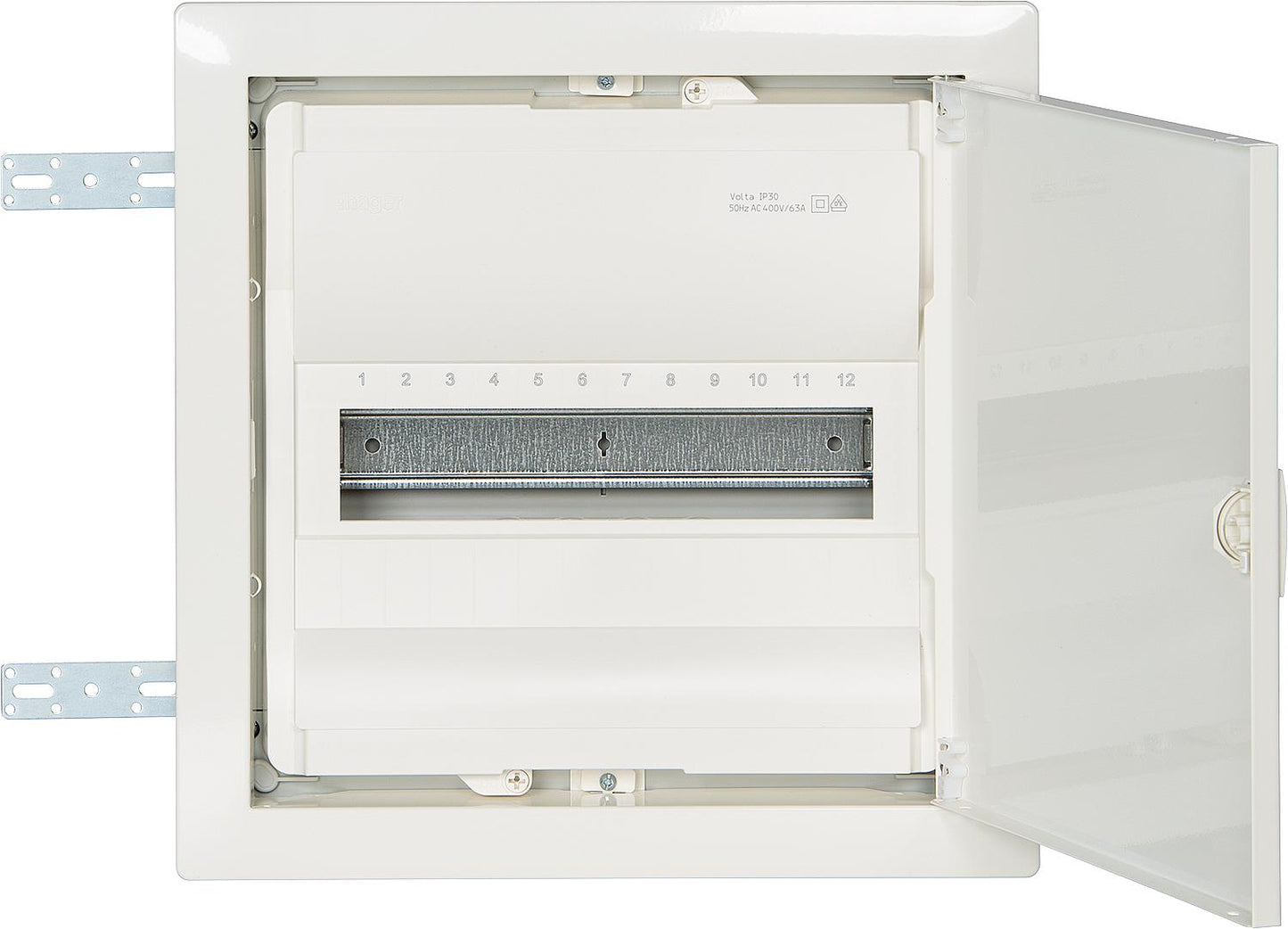 Hager flush-mounted distribution board, Volta IP30, 1x12PLE, VU12NC