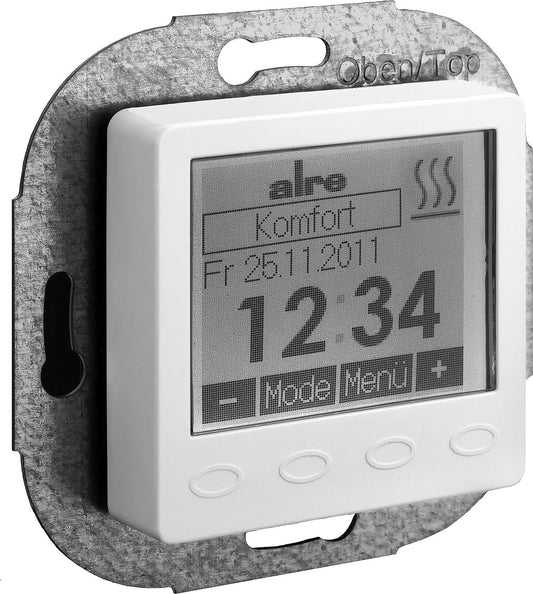 Flush-mounted room temperature controller Alre electric with cover traffic white without frame, HTRRUu-210.021#27