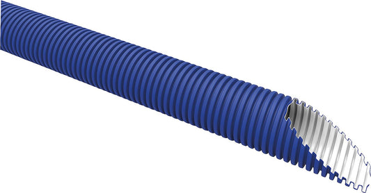 MEPS-FR Easy NW20 corrugated plastic pipe, 1000N, blue, 100m roll