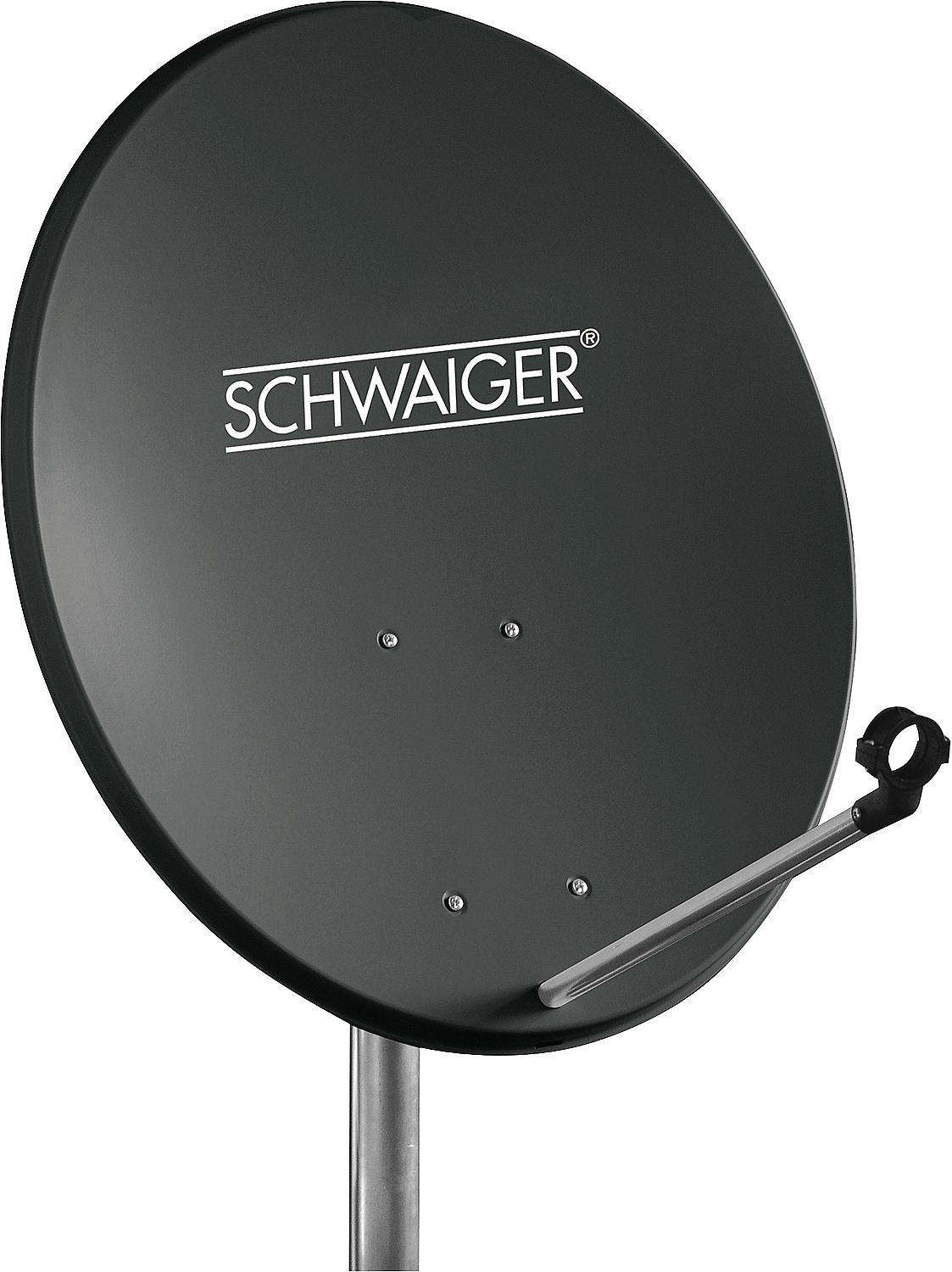 Antenne décalée en acier Schwaiger, 550 mm