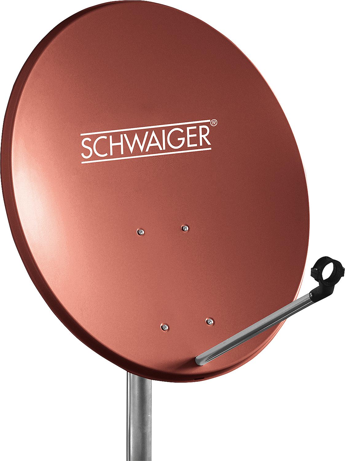 Antenne décalée en acier Schwaiger, 550 mm