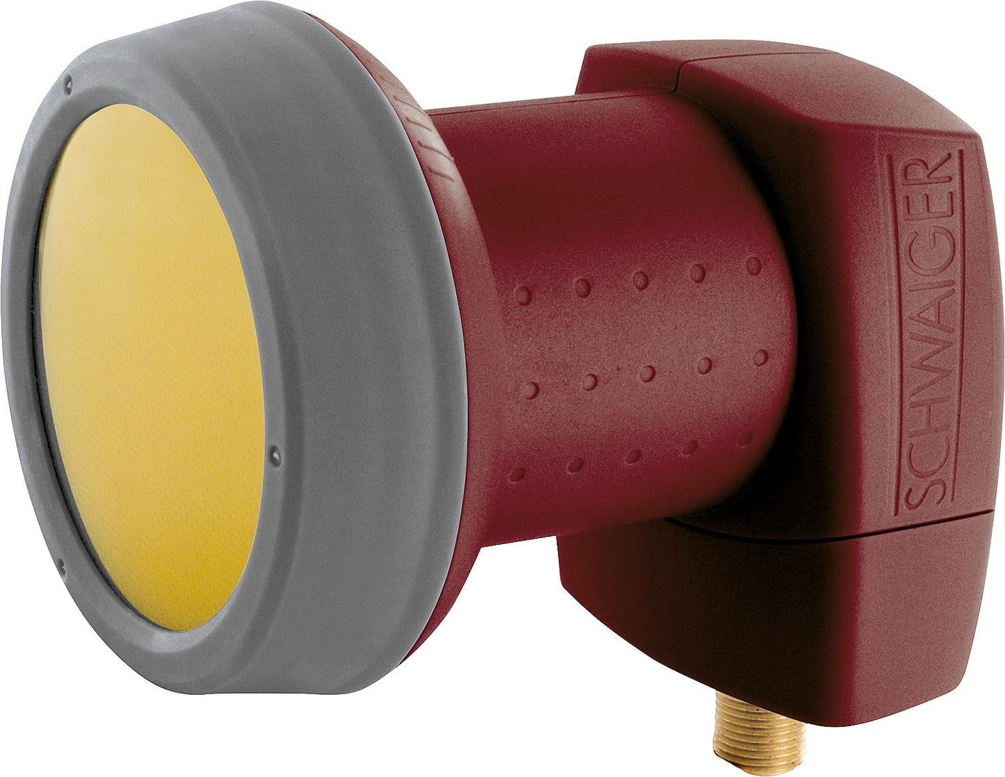 Digital single LNB brick red RAL 8012 40mm/ Sun Protect