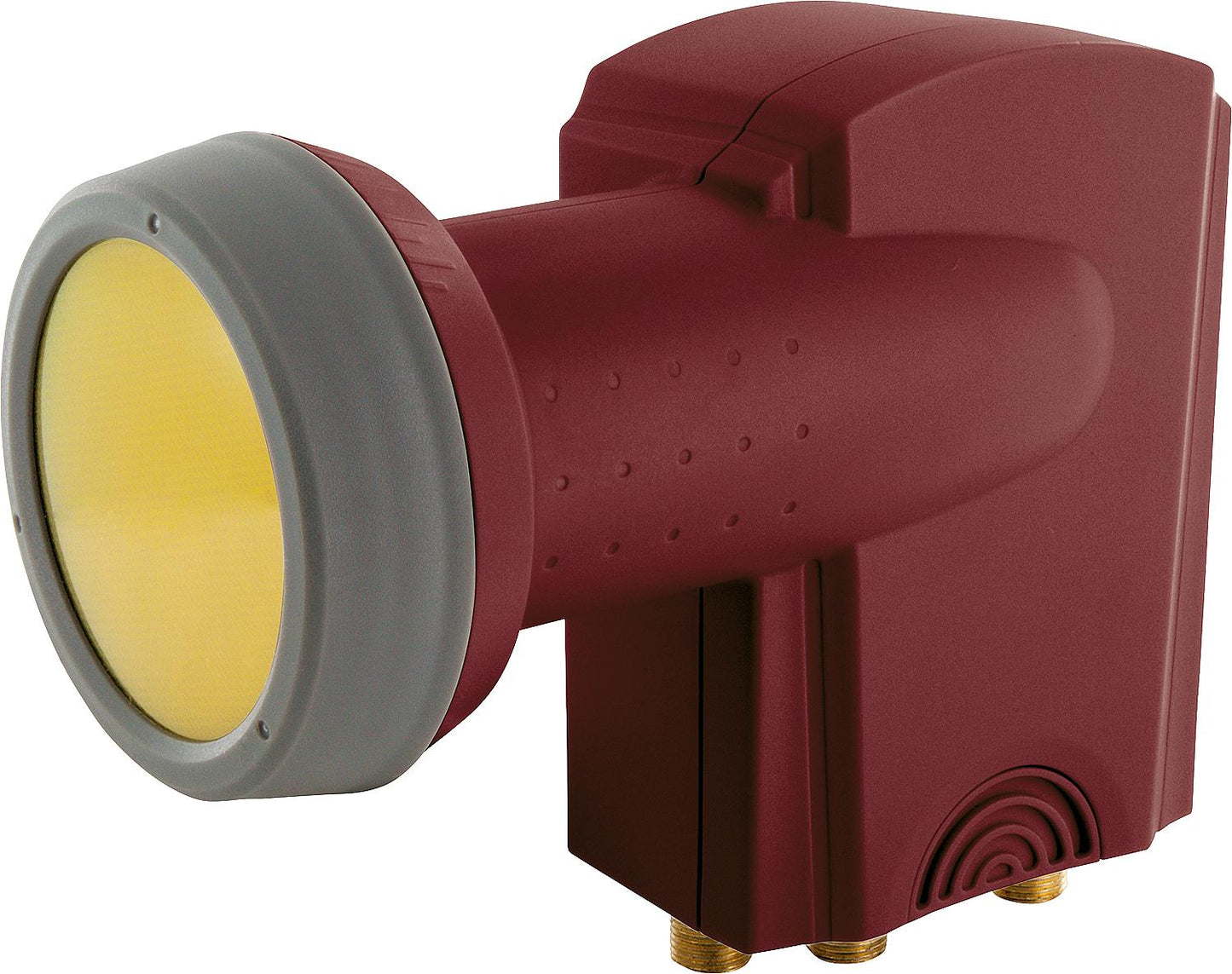 Digital quad LNB brick red RAL 8012 40mm/ Sun Protect