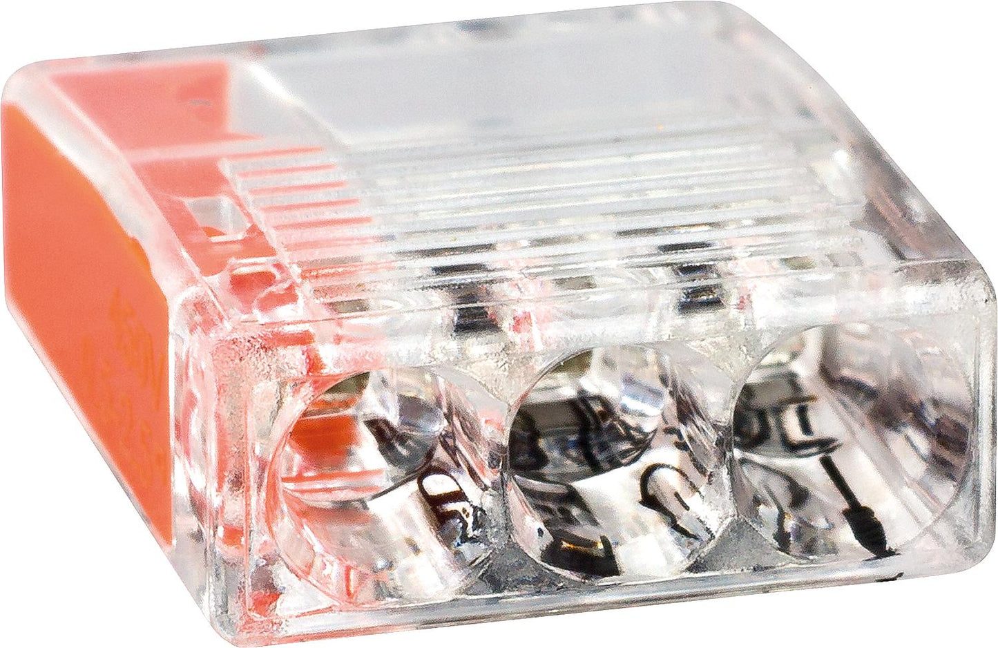 Mini plug-in terminal block, 2-way, white, pack of 100