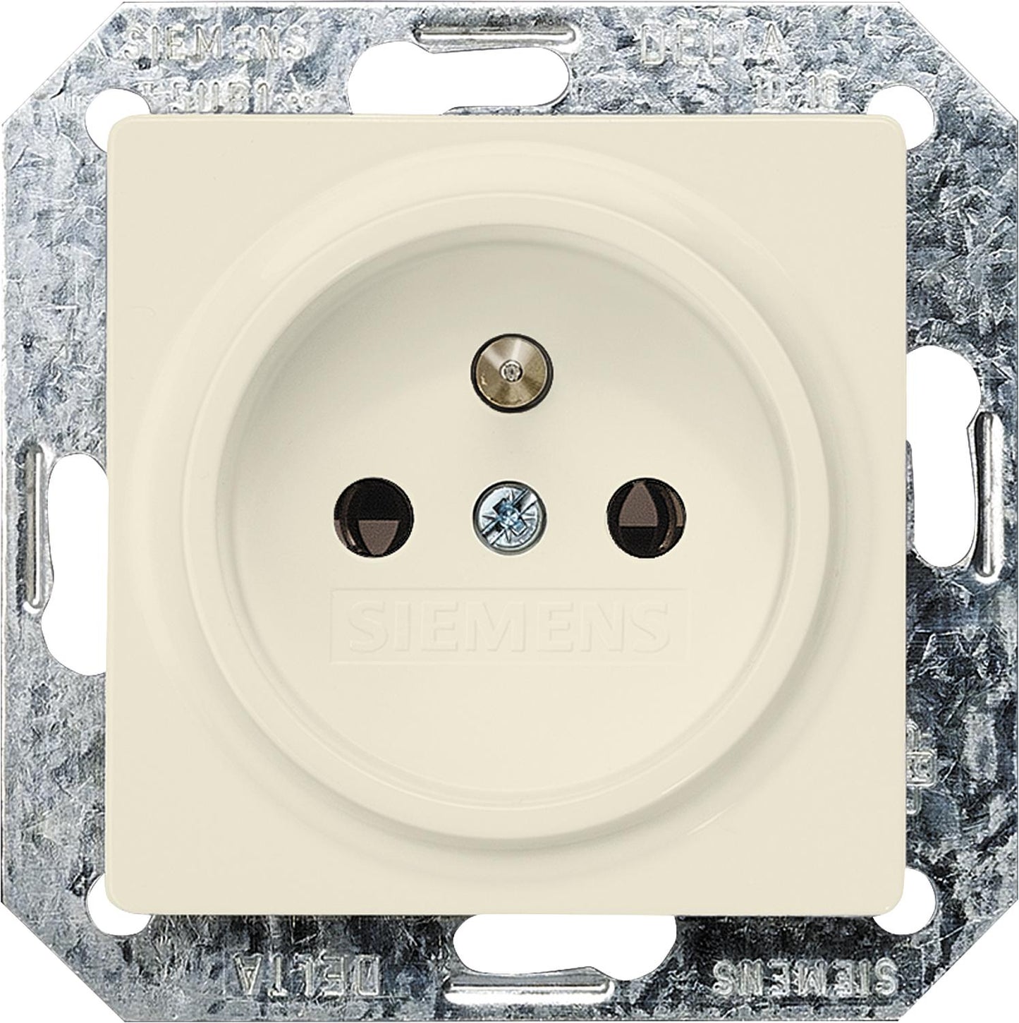 Schuko socket with claws, French/Belgian standard, electric white, 5UB1 348