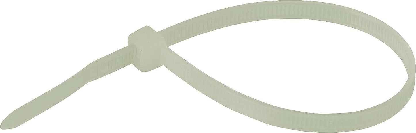 Heat-resistant cable ties 100 x 2.5 mm, natural, 1 pack of 100 pieces
