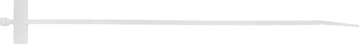 Cable markers 100 x 2.5 mm, natural, 1 pack of 100 pieces