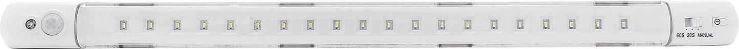Unterbaulichtleiste LED Bewegungsmelder, Batterie, weiss, 430mm,IP20