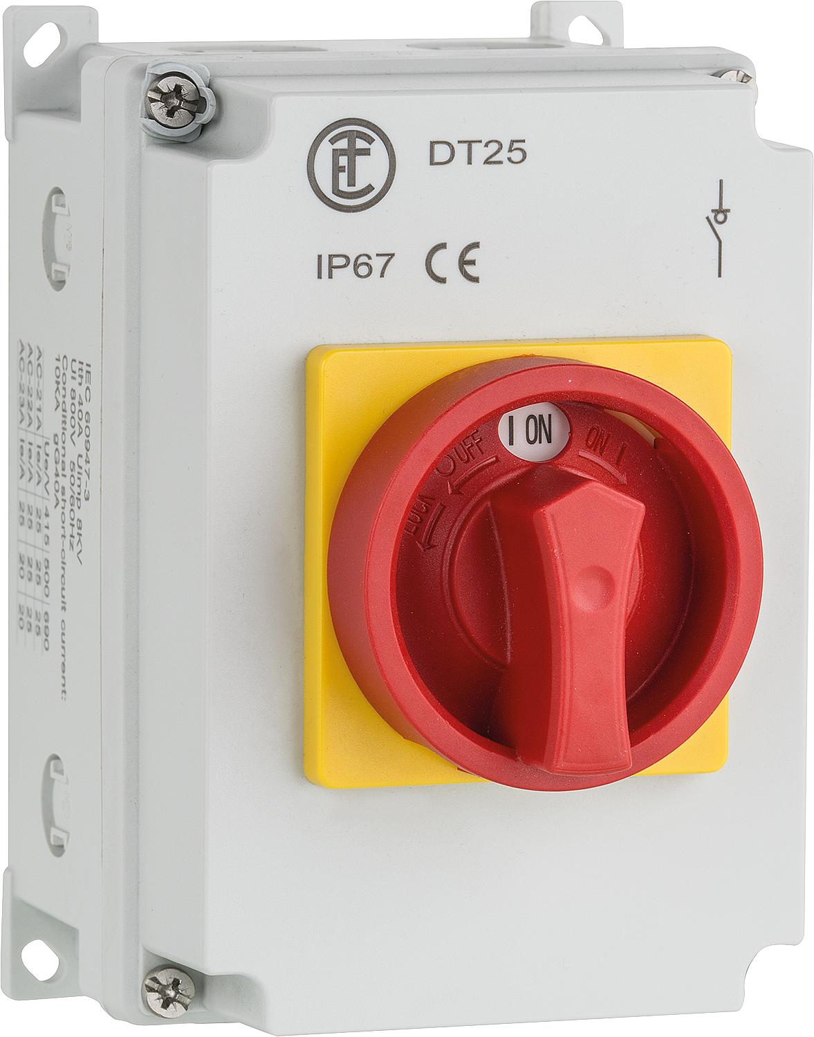 Main emergency stop switch DS 25-31