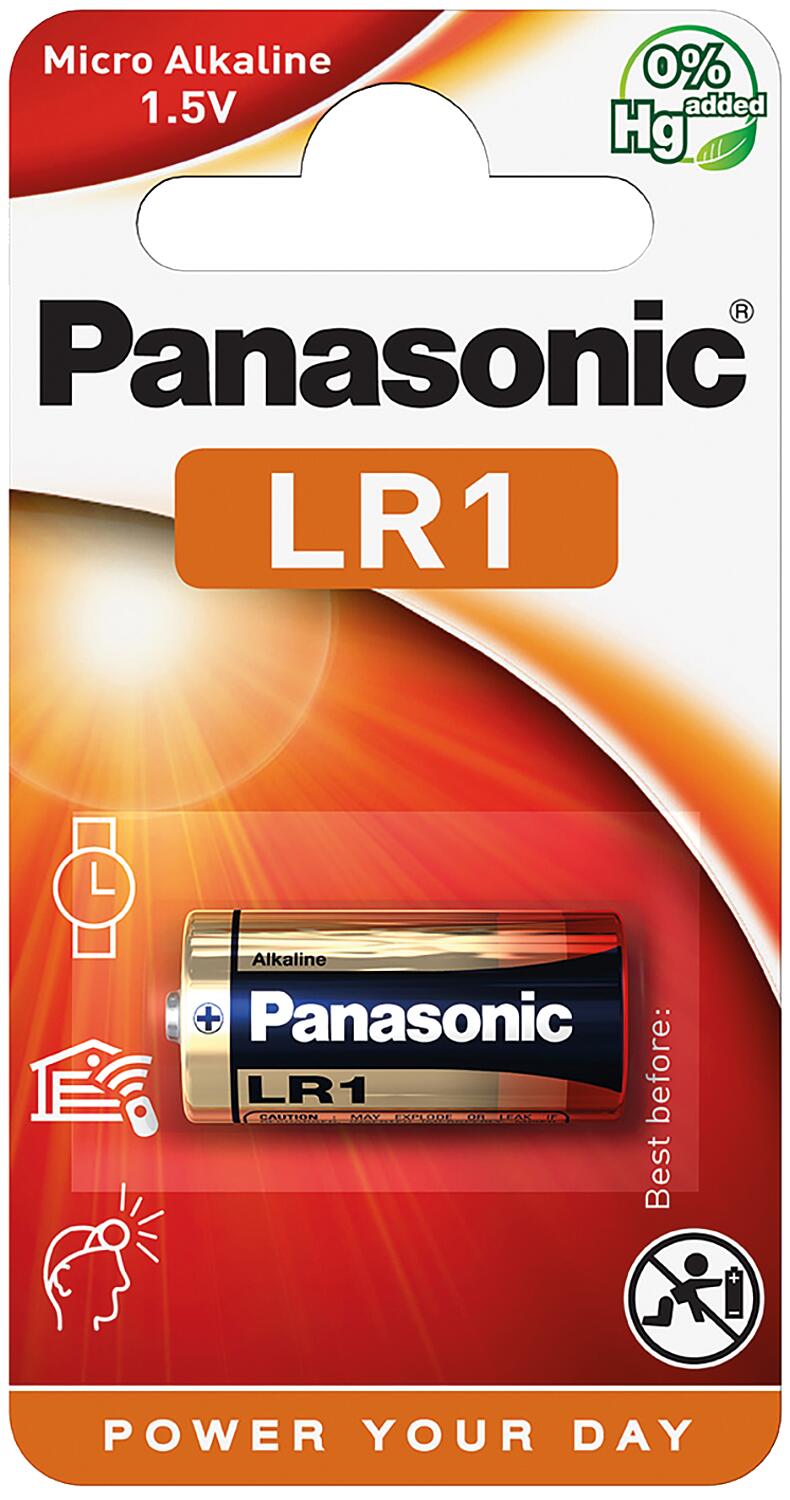 Alkaline battery LR1 Lady 1 piece
