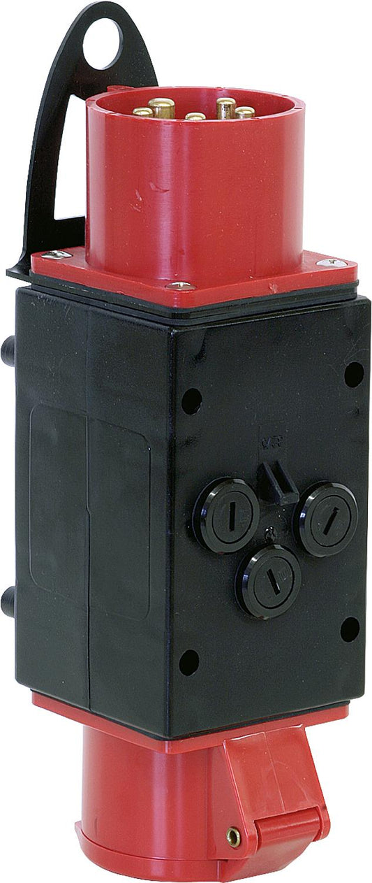 Adaptateur CEE 32/16 Entrée : prise CEE 32 A Sortie : prise CEE 16 A