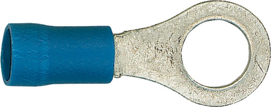 Insulated ring-shaped cable lug, 2.5 mm², 3.2 mm, blue, pack of 100.