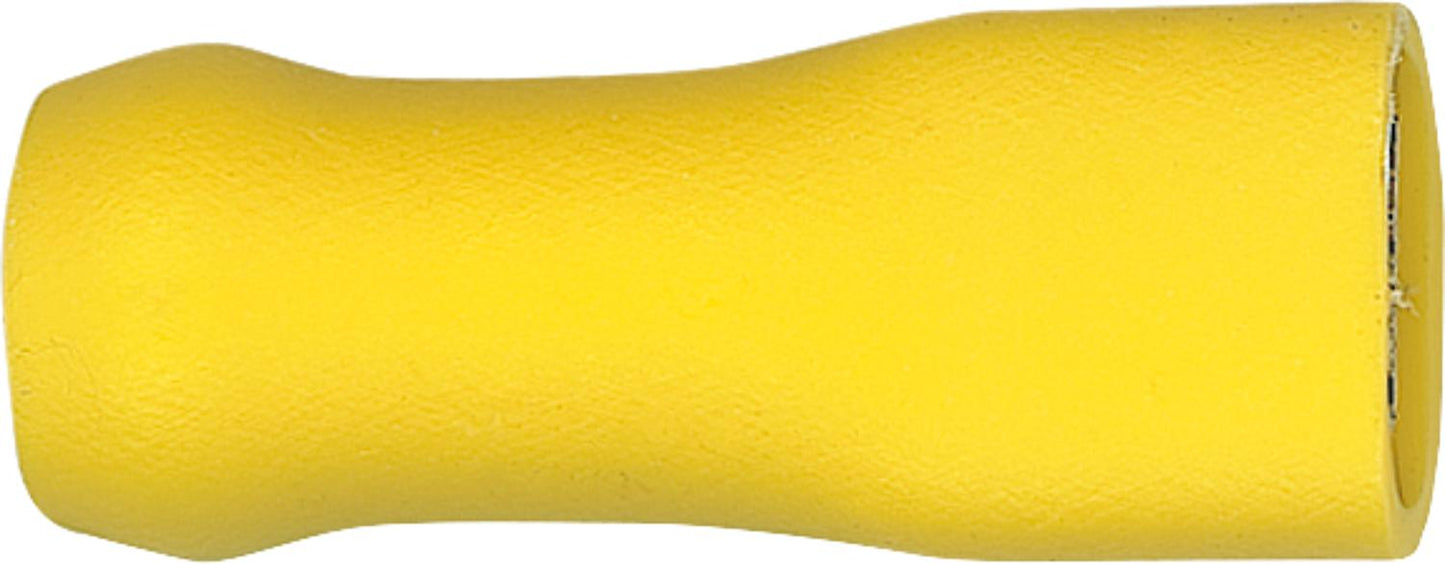 Fully insulated flat blade connector 4.0 mm²-6.0 mm², 6.8 x 0.8 mm, yellow, pack of 100