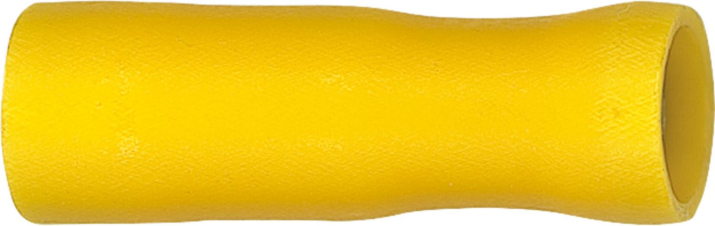 Insulated round connector 4.0 mm²-6.0 mm², 5.0 mm, yellow, pack of 100