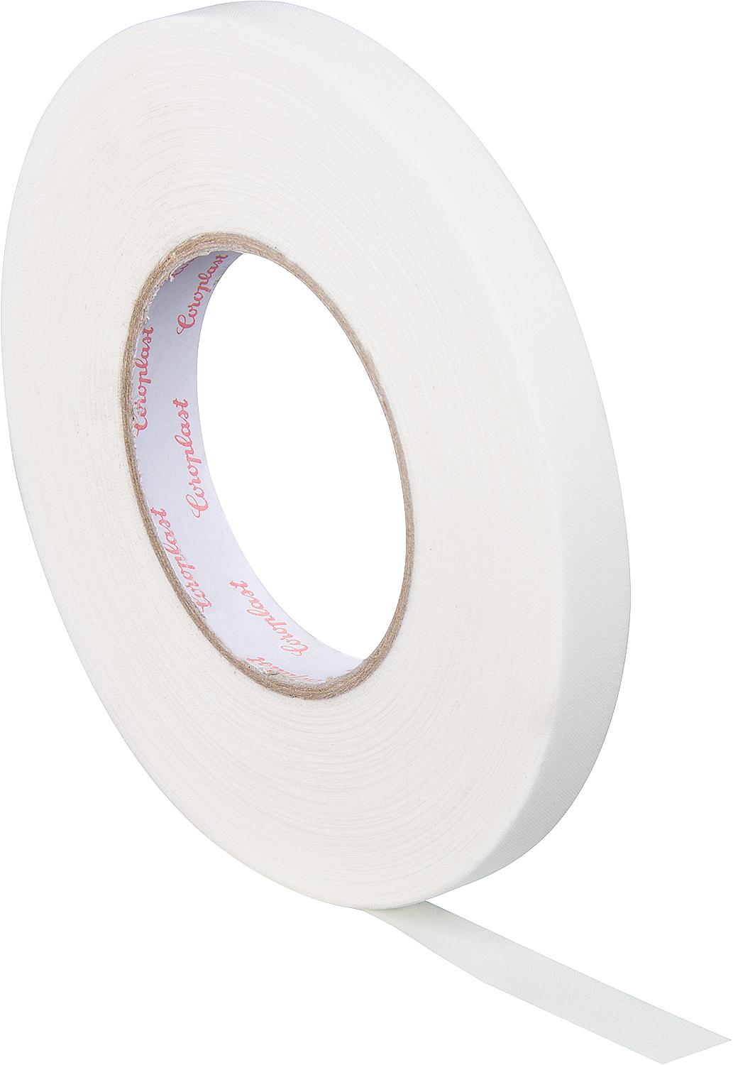 Black fabric adhesive tape, 15mm wide, 50m long.