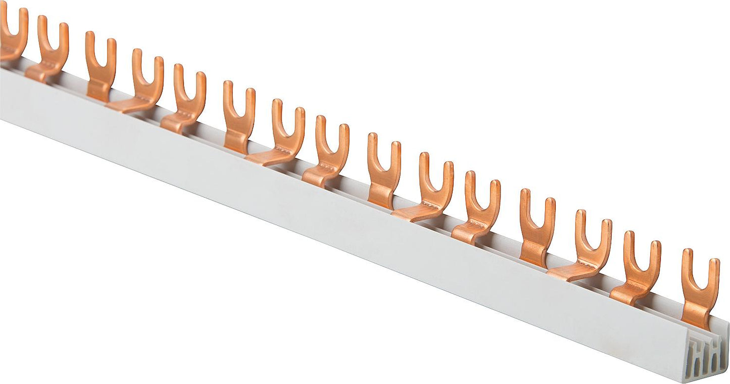 Three-phase busbar block L-shape 1000 mm