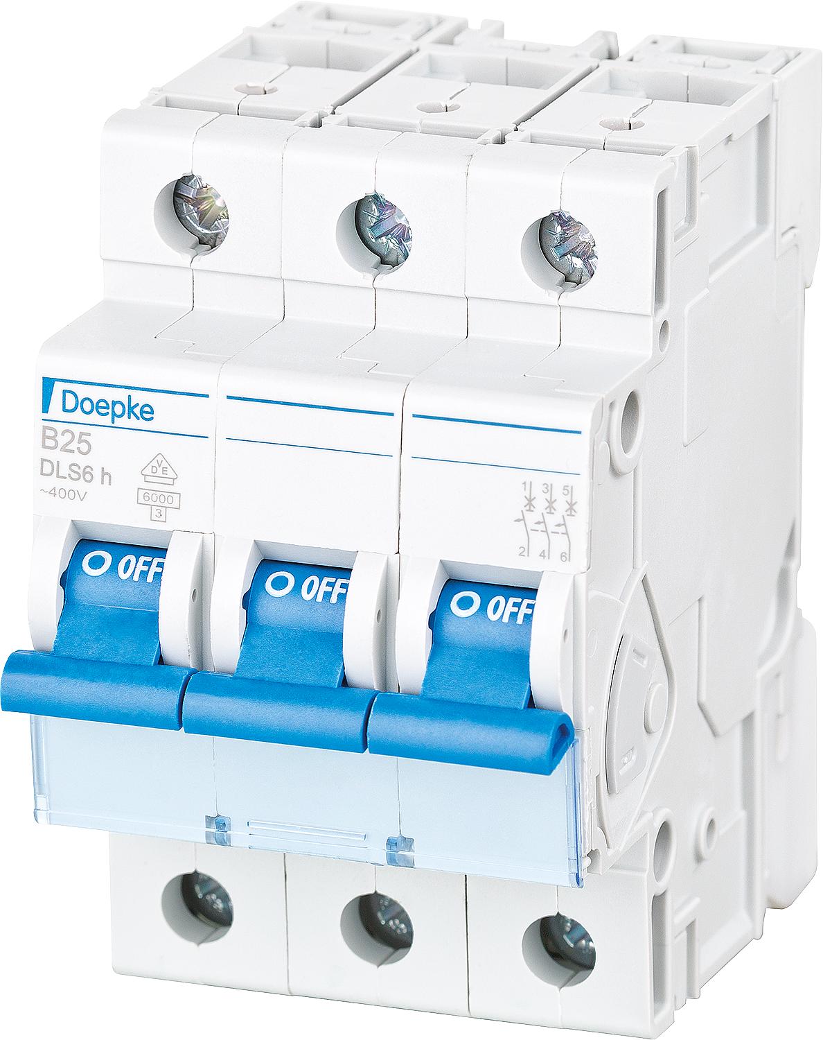 Doepke DLS 6H C25-3 6KA 3-pole miniature circuit breaker