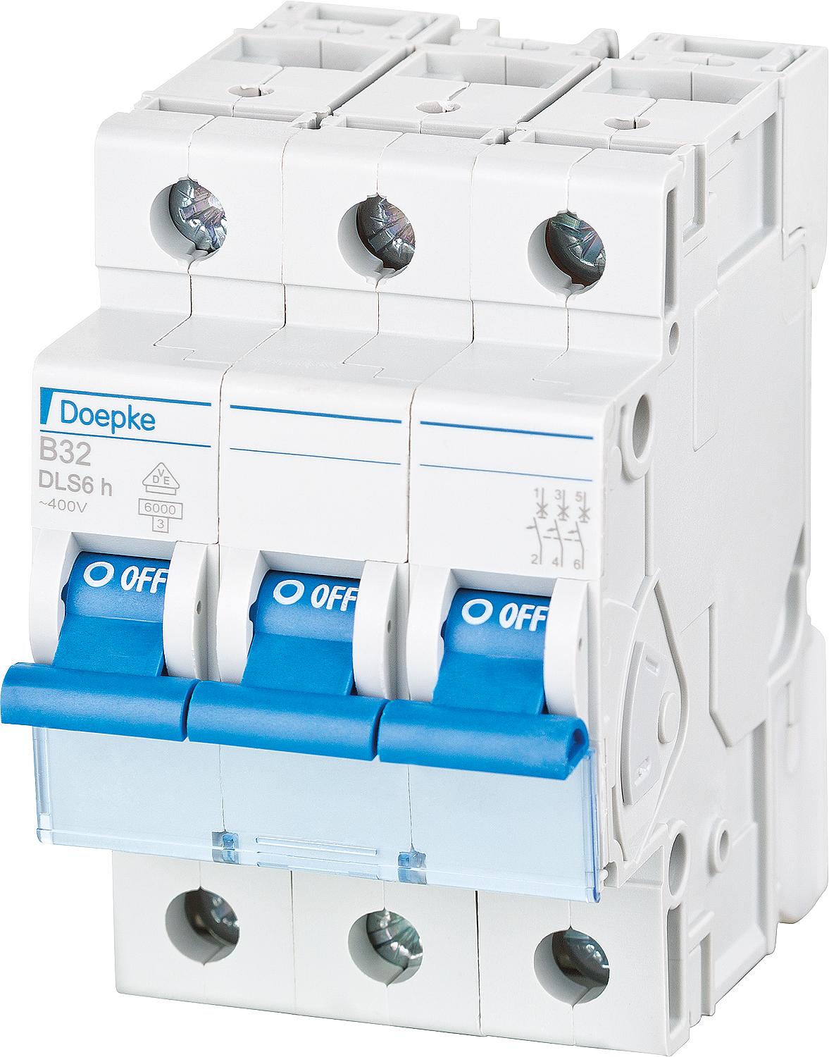 Doepke DLS 6H C25-3 6KA 3-pole miniature circuit breaker