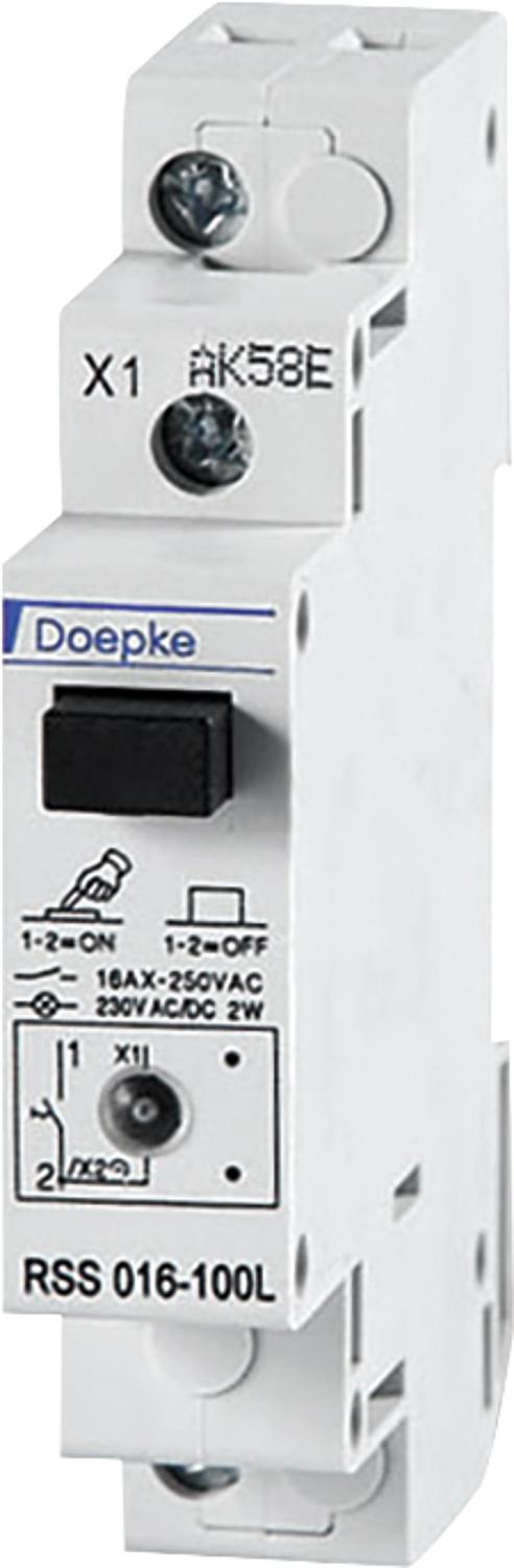 Doepke RSS 016-100L 1-pole push-button control switch
