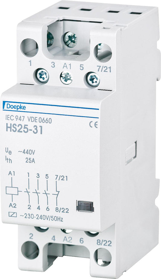 Installationsschütz, 4 polig