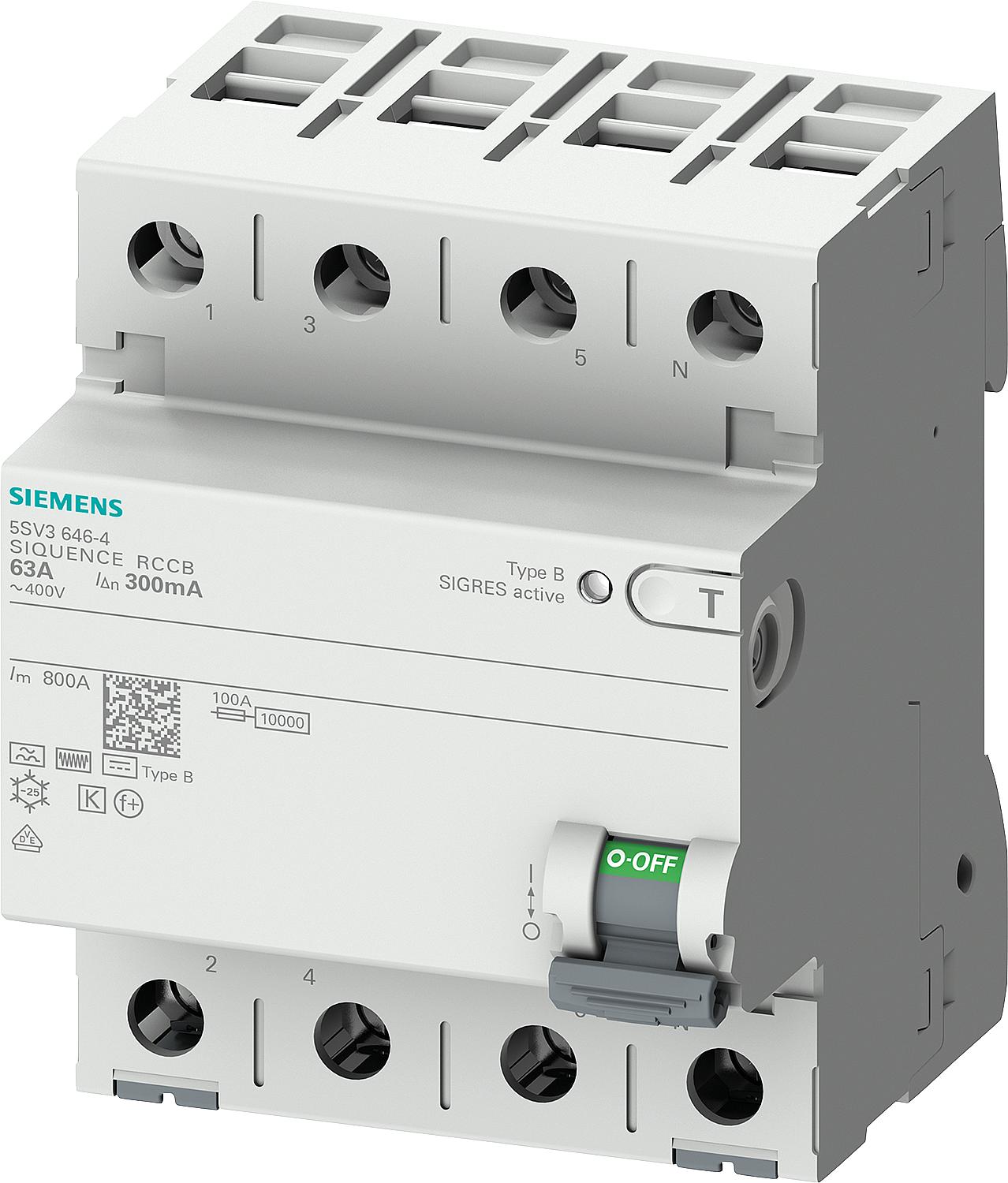FI-Schutzschalter Siemens Allstromsensitiv