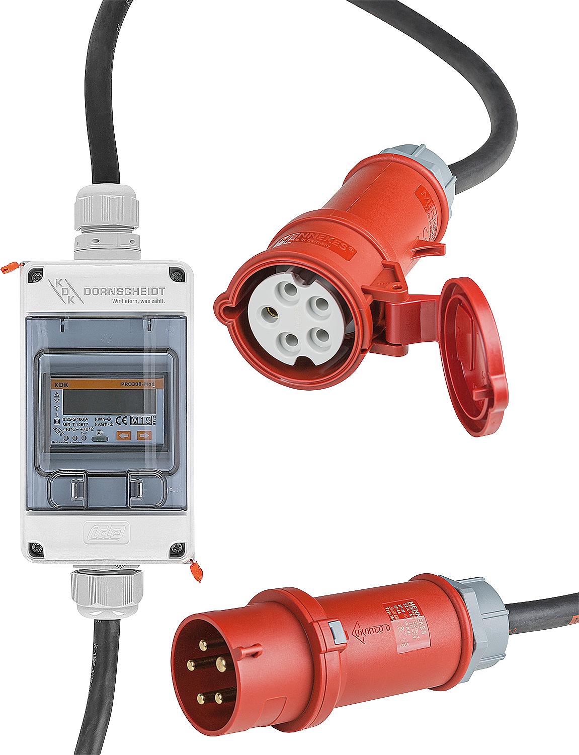 Mobile plug-in electricity meter Schuko 16A/230V