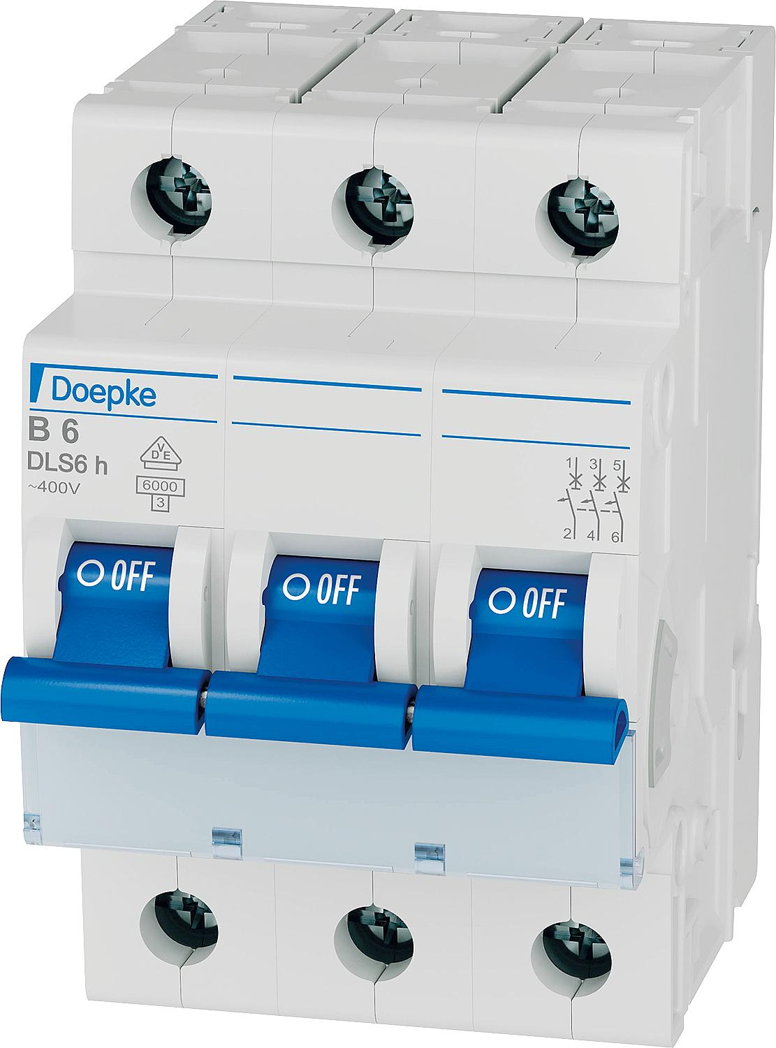 Doepke DLS 6H C25-3 6KA 3-pole miniature circuit breaker