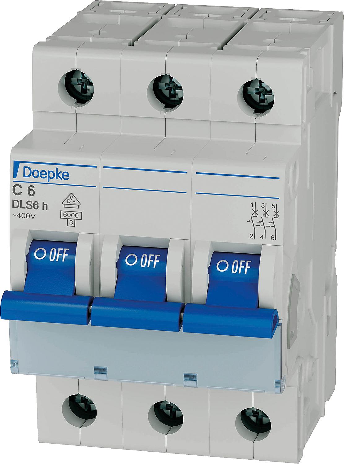 Doepke DLS 6H C25-3 6KA 3-pole miniature circuit breaker