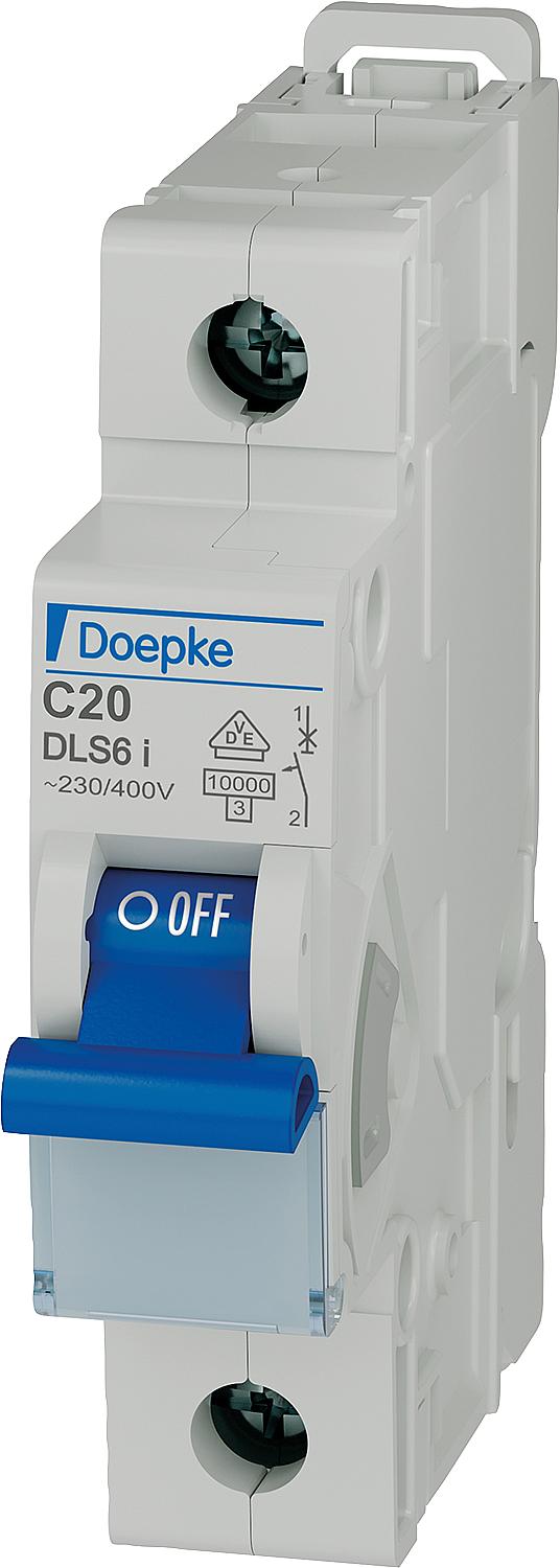 Doepke DLS 6h, B6, 10KA 1-pole circuit breaker