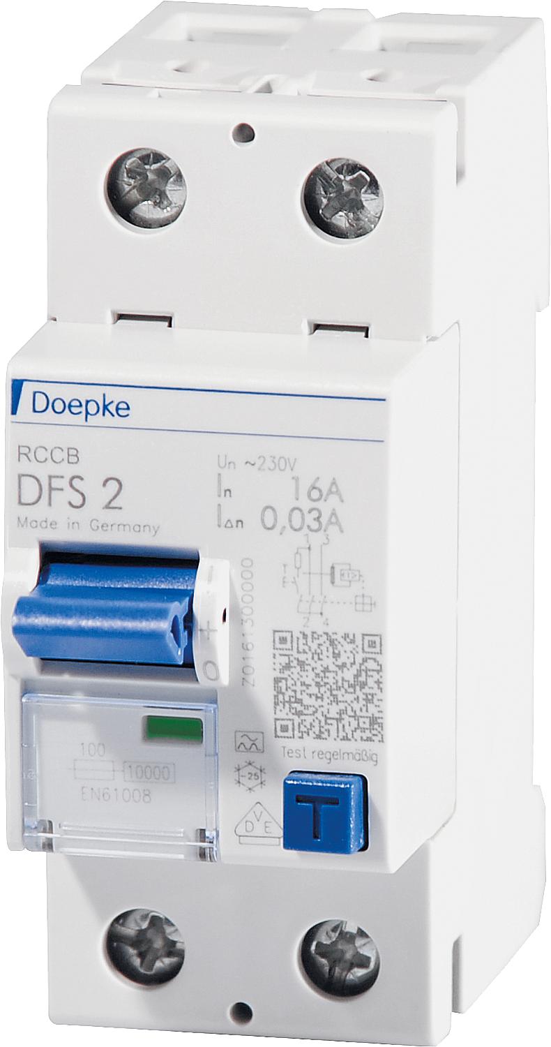 Doepke DFS2 025-2/0.03-A 2-pole residual current circuit breaker