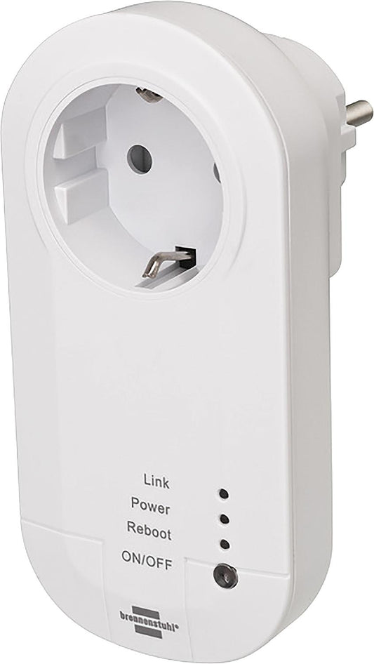 Prise WiFi/WLAN, puissance maximale de 3680 watts, indice de protection IP20, blanche, pour une utilisation en intérieur