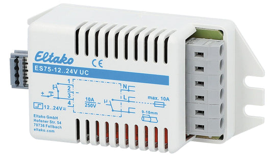 Impulse switch 1-S not potential-free Eltako, ES75-12..24V UC