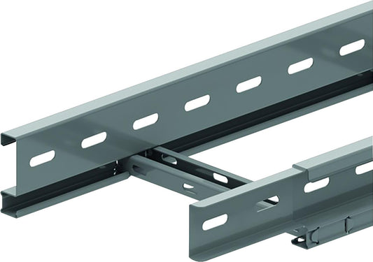Kabelleiter/Steigtrasse mit integrierten Verbinder