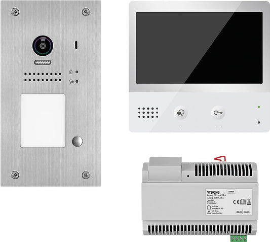 Video-Türsprechanlage VT200 UP 1xTürsprechstelle, 1xTaste 1xTouch-Komfort-Innenstation        *KB*