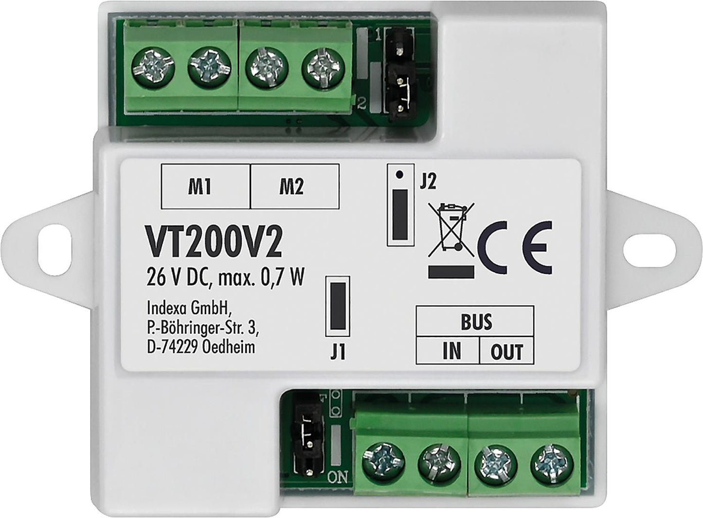 2-way video distributor for VT200 video door intercom system
