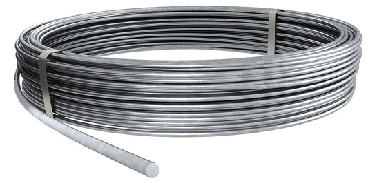 Galvanized steel round conductor for underground use, length: 80m, size/cross-section: 10mm/78mm²