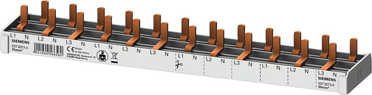 Stiftsammelschiene, 10mm² 3p/N für 12x AFDD-LS Siemens 5ST3673-0 (12TE)