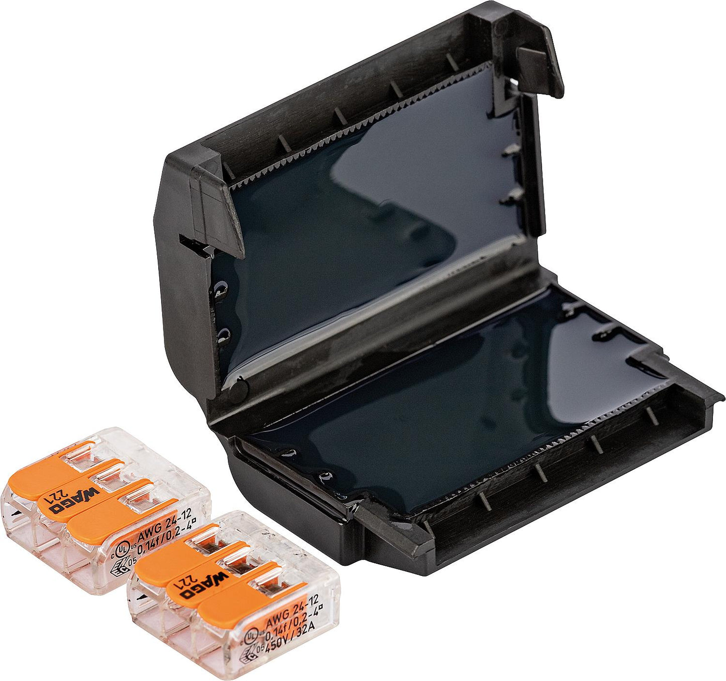 Gel connector, 1 piece, Easy-Protect 112, 2x0.2-4mm², 1x Wago 221-412