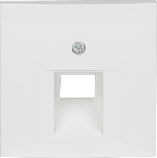Berker S.1 UAE/IAE single central plate, polar white glossy / 47088989