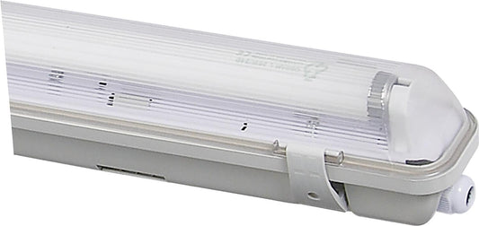 Luminaire LED étanche à l'humidité 60 cm, 1 ampoule de 7,5 W, 1100 lm, 4000 K, IP65 IK08 avec détecteur de mouvement