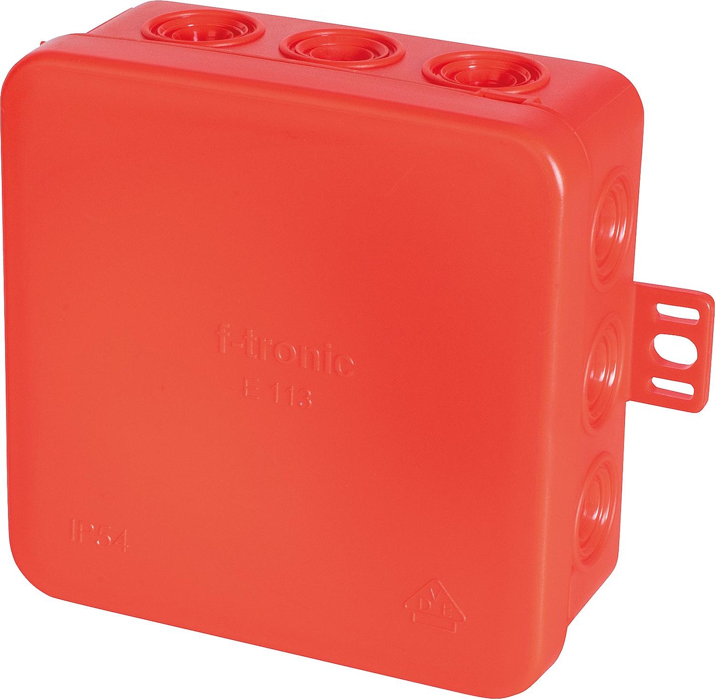 Surface-mounted junction box 85x85x40mm, IP54, white