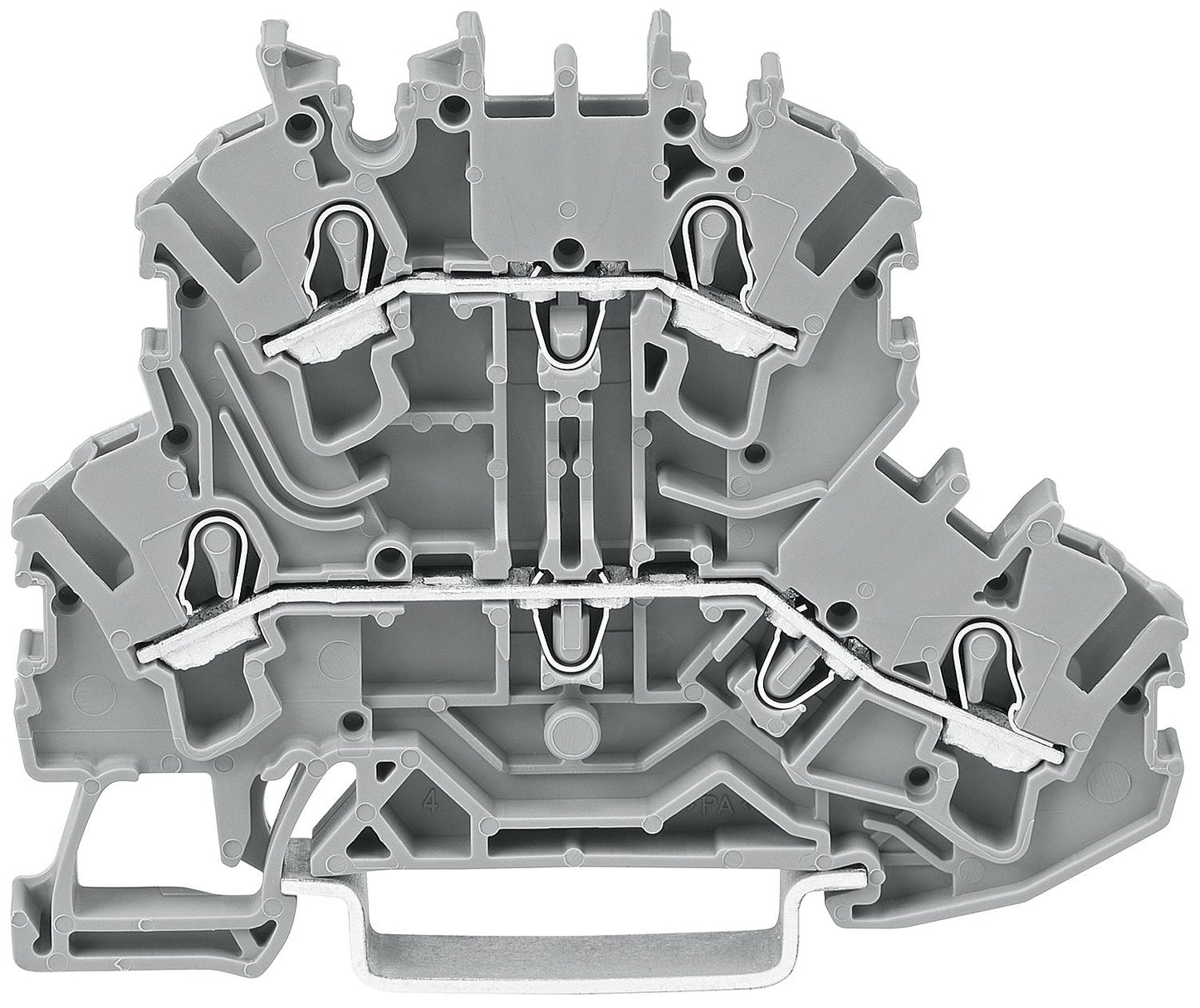 Doppelstock-Durchgangsklemme L/L Serie 2002 Wago