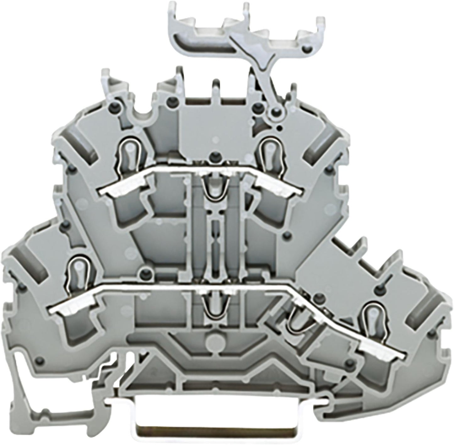 Doppelstock-Durchgangsklemme L/L Serie 2002 Wago