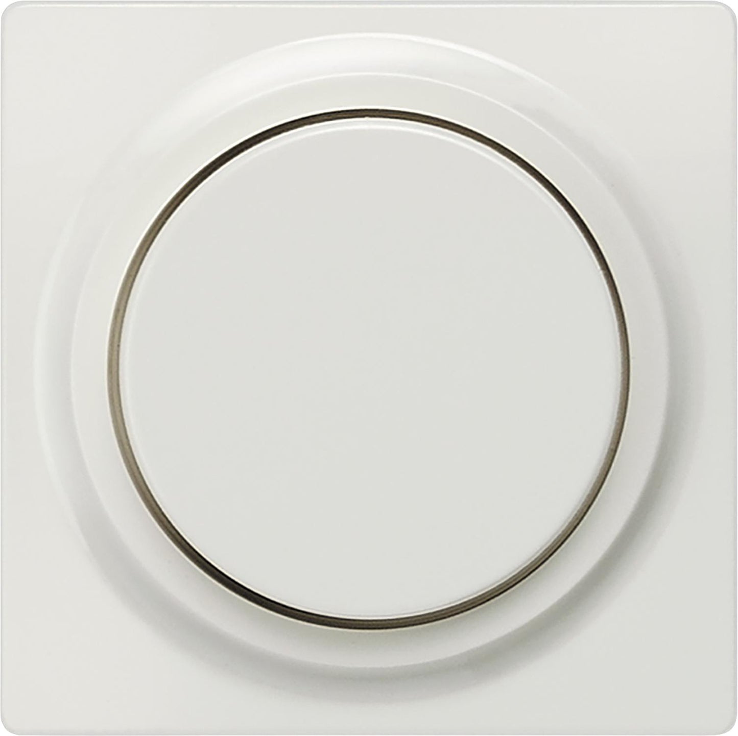 Rotary dimmer cover Siemens 5TC8900, titanium white