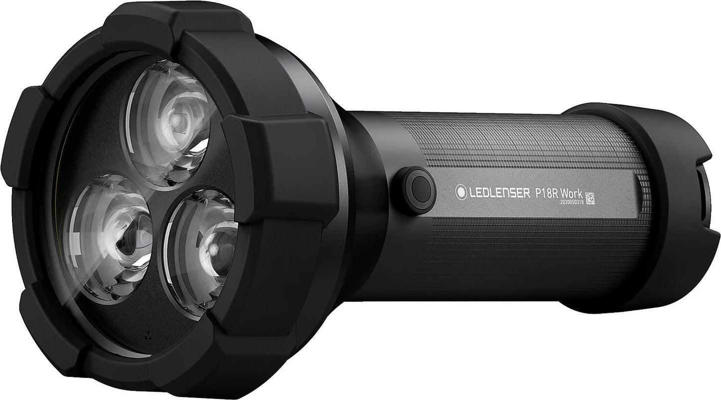 Ledlenser P18R Work 4500lm rechargeable flashlight, IP54