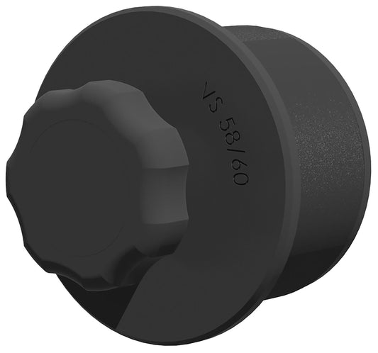 Bouchon d'étanchéité pour couvercle de système thermorétractable, diamètre de la buse : 58 mm