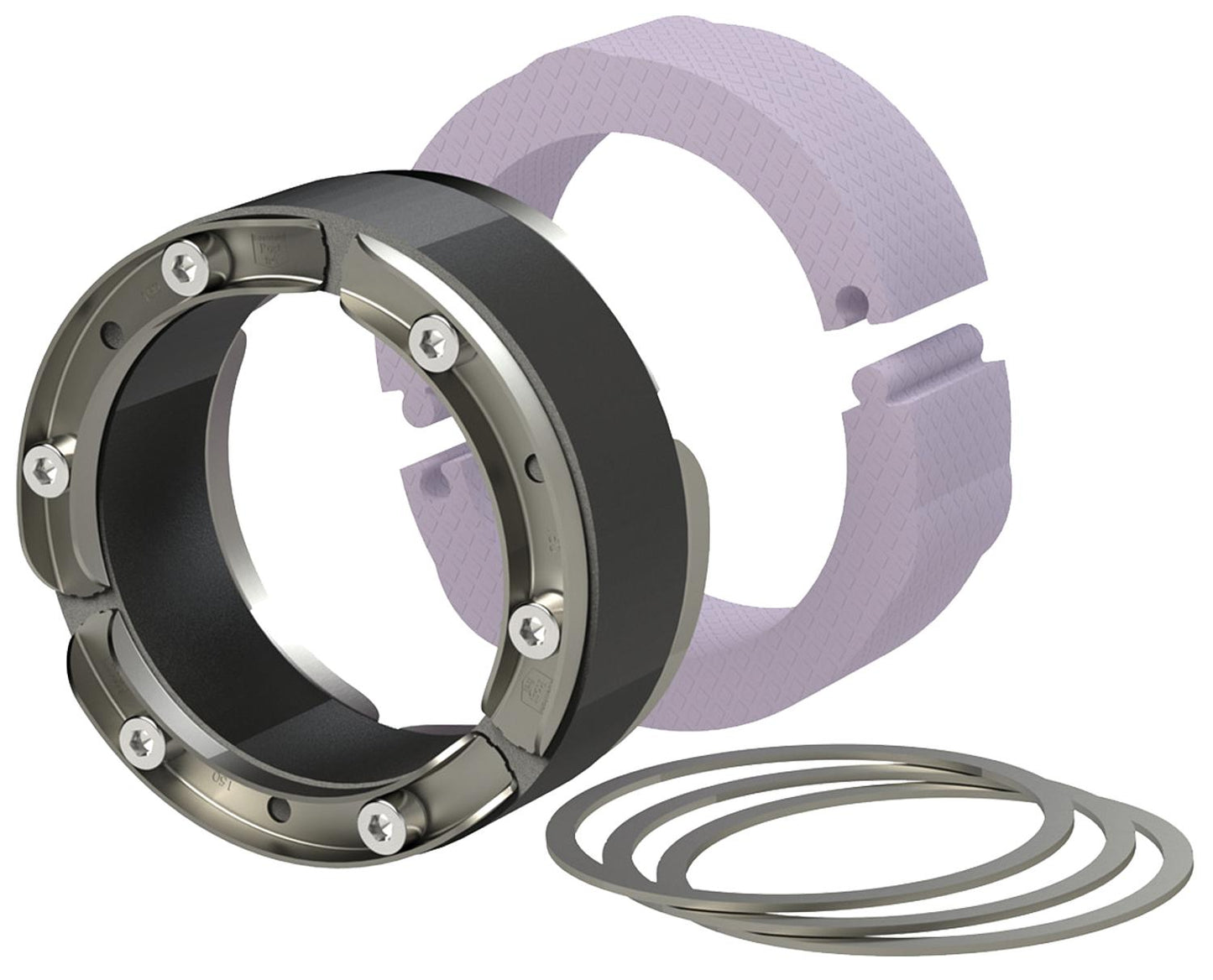 Joint d'étanchéité pour gaines de protection/fluides ondulées, diamètre : 110 mm, diamètre d'alésage : 150 mm