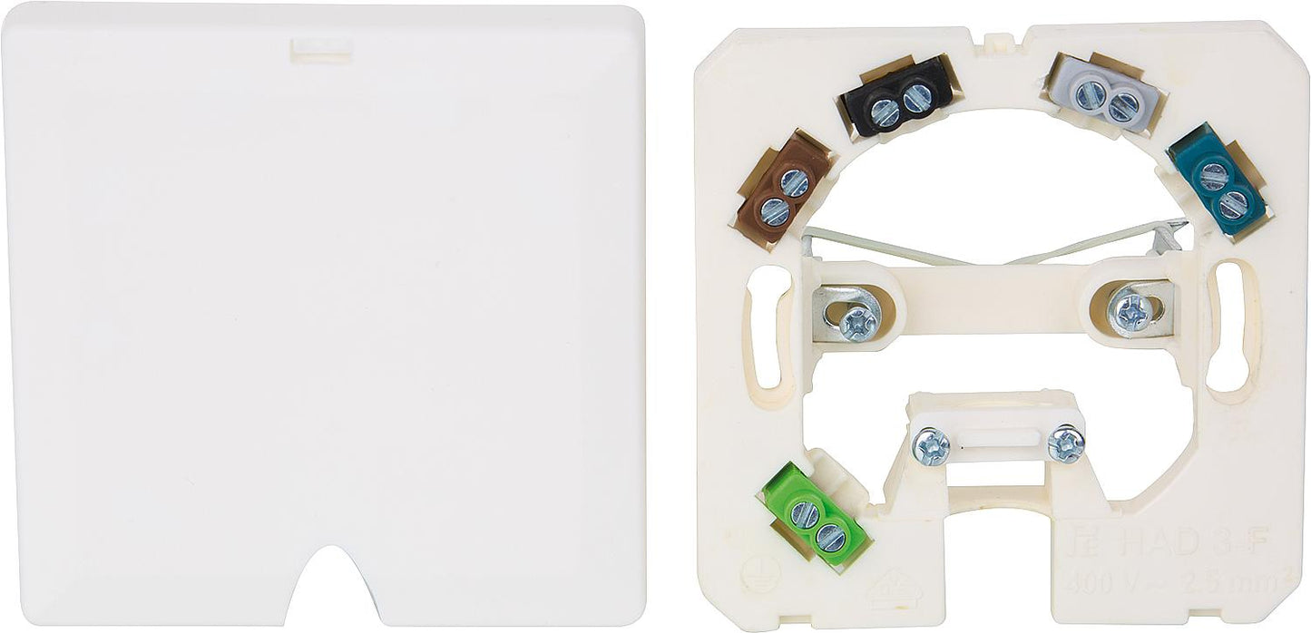 Cooker connection box Pollman HAD3-flat (flush-mounted)