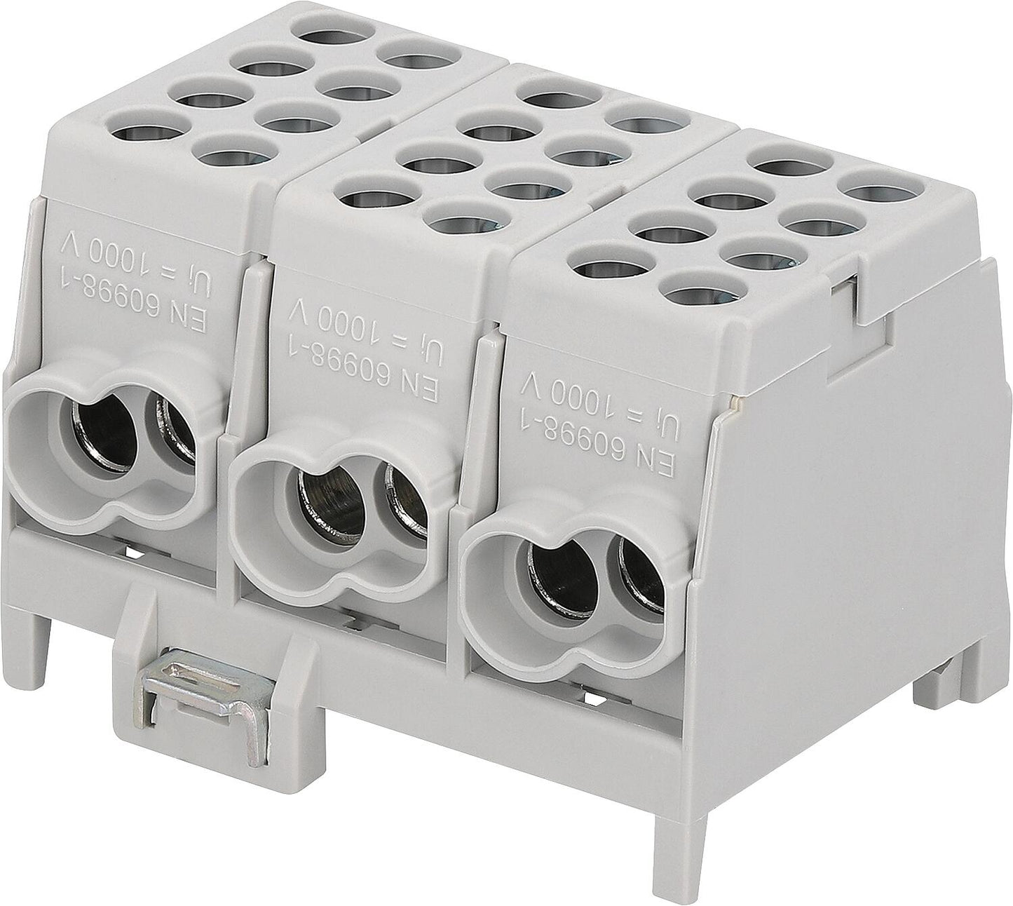 Bornes de dérivation du conducteur principal HLAK 25, 2-5 pôles, 25/25 mm²