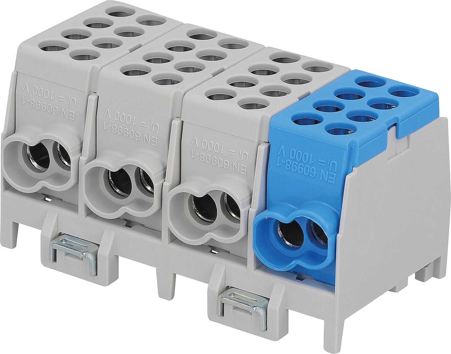 Bornes de dérivation du conducteur principal HLAK 25, 2-5 pôles, 25/25 mm²